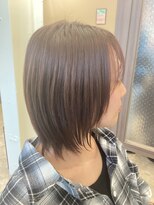 フランヘア 新宮店(Flan hair)&nbsp;酸性ストレートにハイライトカラーを添えて