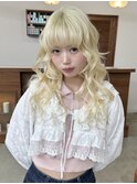 ホワイトブロンド/抜きっぱなしブロンド/大阪梅田/ケアブリーチ