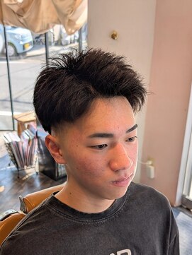 ボイスバーバー 高野店(VOICE BARBER) 7:3ラフフェード　【京都市　理容室】