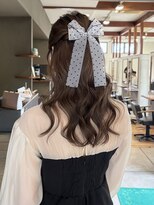 エイム ディクト ヘアー プロデュース(ame D.C.T HAIR PRODUCE) お呼ばれハーフアップ