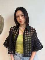 エディット トウキョウ(e.dit tokyo)&nbsp;ミディアムレイヤー/顔まわりレイヤー/大人ミディアム/小顔みせ