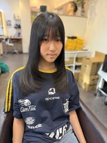 アンサ 長岡天神店(ANSA)&nbsp;顔周りレイヤー×サラツヤ韓国風ナチュラルロング