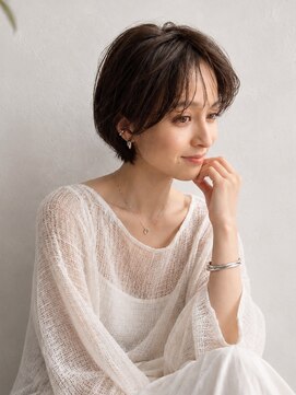 ノラ ギンザ(NORA GINZA) 大人の丸み小顔ショートボブ×似合わせカット20代30代40代50代