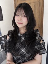 エトワ 中央店(etoi) 大分韓国かき上げレイヤーカット大人レイヤー顔まわりレイヤー