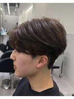 ビカム 名駅EAST(become) ブラウンカラーセンターパート/ニュアンスフェザー/名古屋/名駅
