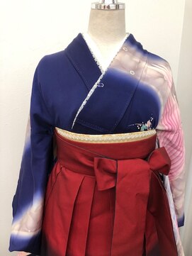 ティアラ 袴着付け