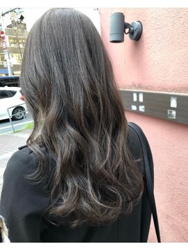 フロート 小阪店(float) アッシュグレー_ココアブラウン,フリンジウェーブ