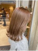 透明感たっぷりベージュ系カラー