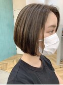 ハイライトグレージュボブ◎髪質改善ROMMY.田中