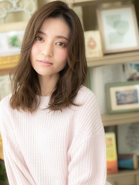 カバーヘア イヴ 戸頭店(COVER HAIR EVE) ビター小顔抜け感センターパートエギョモリa戸頭20代30代40代