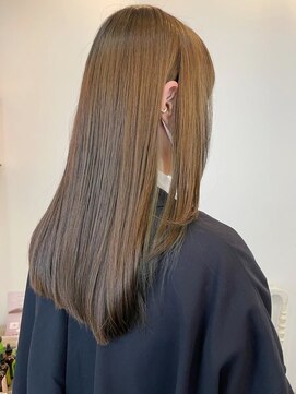 ボンド 三軒茶屋(Bond) 前髪縮毛矯正×ショコラアッシュ[三軒茶屋]