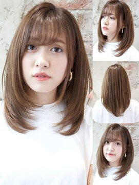 アフロート ルヴア(AFLOAT RUVUA) 伸ばしかけ★フェイスレイヤーでちょっとイメチェン★髪質改善★