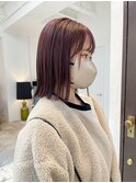 ピンクブラウン/ダブルカラーインナーカラーケアブリーチ