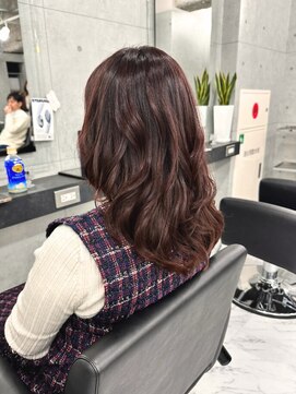 エンディアリング 東銀座(Endearing) 銀座/東銀座/切りっぱなしボブ/エアリーロング/ピンクブラウン