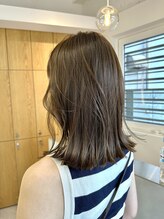 ソワ 錦糸町(soi) ミディアムレイヤー_オリーブベージュ_グレージュカラー_