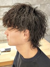 《*波巻きスパイラルパーマ×マッシュウルフ*》刈り上げマッシュに飽きた方にもオススメです*[高崎/眉毛]