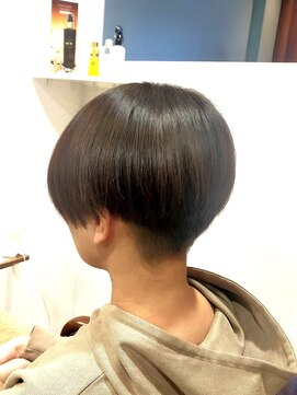 ヘアー グリーン(hair green) 30代40代50代/ハンサムショート/刈り上げマッシュショート