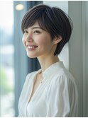 ★暗めカラーグランマッシュフェイスフレーミングデザインカラー