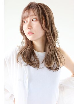 ヘアサロンガリカアオヤマ(hair salon Gallica aoyama) 顔周りカットで抜け感◎透明感グレージュカラー