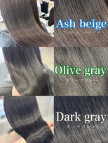 アイシー 表参道(ICY)&nbsp;赤み消しカラーアッシュオリーブグレーベージュ人気3選＊RINA