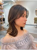 ミディアム/韓国風/レイヤーカット/顔回りカット/柏駅