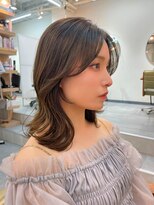 ロウバイレボ 柏(lou by revo)&nbsp;ミディアム/韓国風/レイヤーカット/顔回りカット/柏駅