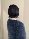 ネイビー/ブルーブラック/ボブ