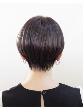 ルプラ ブリリアント(le-pla brilliant) マッシュショート/ワイドバング/アッシュブラウン/ブリーチなし