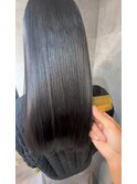 ロングカット/髪質改善トリートメント/トーンダウン/【たいし】