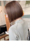 ミニボブ ワンレンボブ