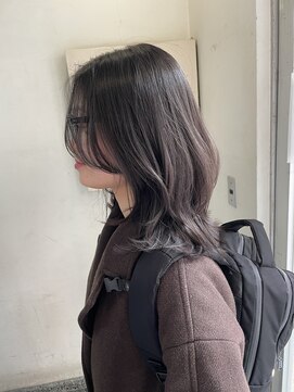 キャンバス バイ ネオリーブ 横浜西口(Canvas by neo.) ミディアムウルフ ショコラブラウン 【miku】