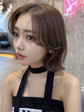 シー バイ ロンド 新宿(Sea by Lond) イメチェン×外はねボブ[ワイドバング/韓国]