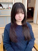 ネオリーブ クーロ(Neolive curro)&nbsp;韓国前髪顔周り×小顔レイヤー[横浜/縮毛矯正/美髪/イメチェン]