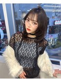 ハッシュレイヤーカット 韓国ヘア