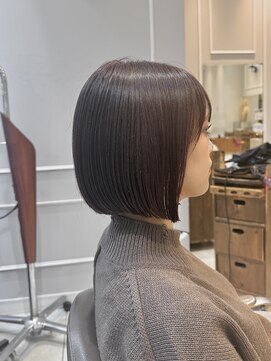 ネオリーブギンザ 銀座店(Neolive GINZA) 内巻きボブ×暗髪カラー【銀座】片桐