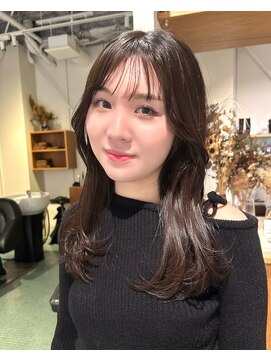 エルム 原宿 表参道(yelm) 艶髪黒髪髪質改善トリートメントロングローレイヤー