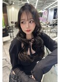 くびれヘア 韓国ヘア レイヤーカット 顔周りカット SAYAKA