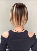 【GEEKS渋谷】ショートボブ/小顔/レイヤーボブ/アンブレラカラー