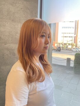 レイビューティー 浜町中央橋店(RAY+beauty) ベージュ×オレンジ