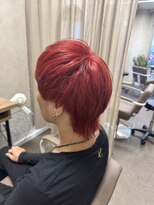 テーラヘアー 土浦店(TELA HAIR)&nbsp;メンズレッドカラー