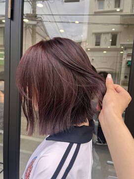 アロット 溝の口店(a.lot) ワンカラーでチェリーレッド