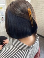 ロマンヤカタ ファース(ROMAN YAKATA fars) 髪質改善 プレミアムカラー イルミナカラーネイビー@田代10/8