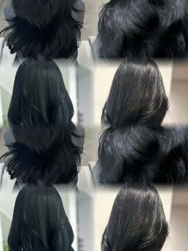 アイシー 表参道(ICY) 学生オススメブルーブラック地毛風カラー