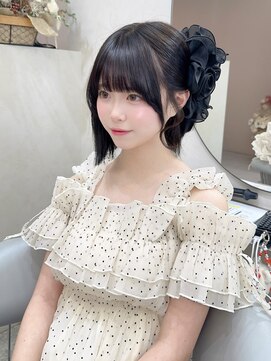 ☆黒髪×ボブ×盛れる顔周りCut☆【hina/新宿】