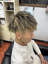 デザミ(Des Amis)&nbsp;パイルツイスト×ホワイトメッシュ