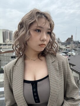 アガペー(Agape) ブリーチ2回☆ミルクティーブロンド