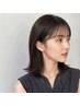 【梅雨対策/天使の艶髪ストレート】カット+前髪ストレート 7700円