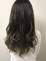 ラックスビー オオサカ  梅田茶屋町店(LUXBE OSAKA)&nbsp;スモーキーマットグレーグラデ　byAKI  【LUXBE梅田茶屋町店】