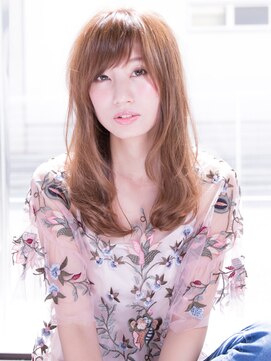 ヘアーリーフ(Hair Leafy) [Leafy]ワンカールロング/カール/プリカール/斜めバング