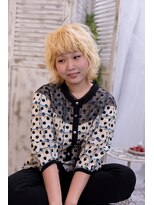 オーバーキャプテンネイキッド(OVER CAPTAIN NAKED) ホワイトブリーチ☆ショートレイヤー